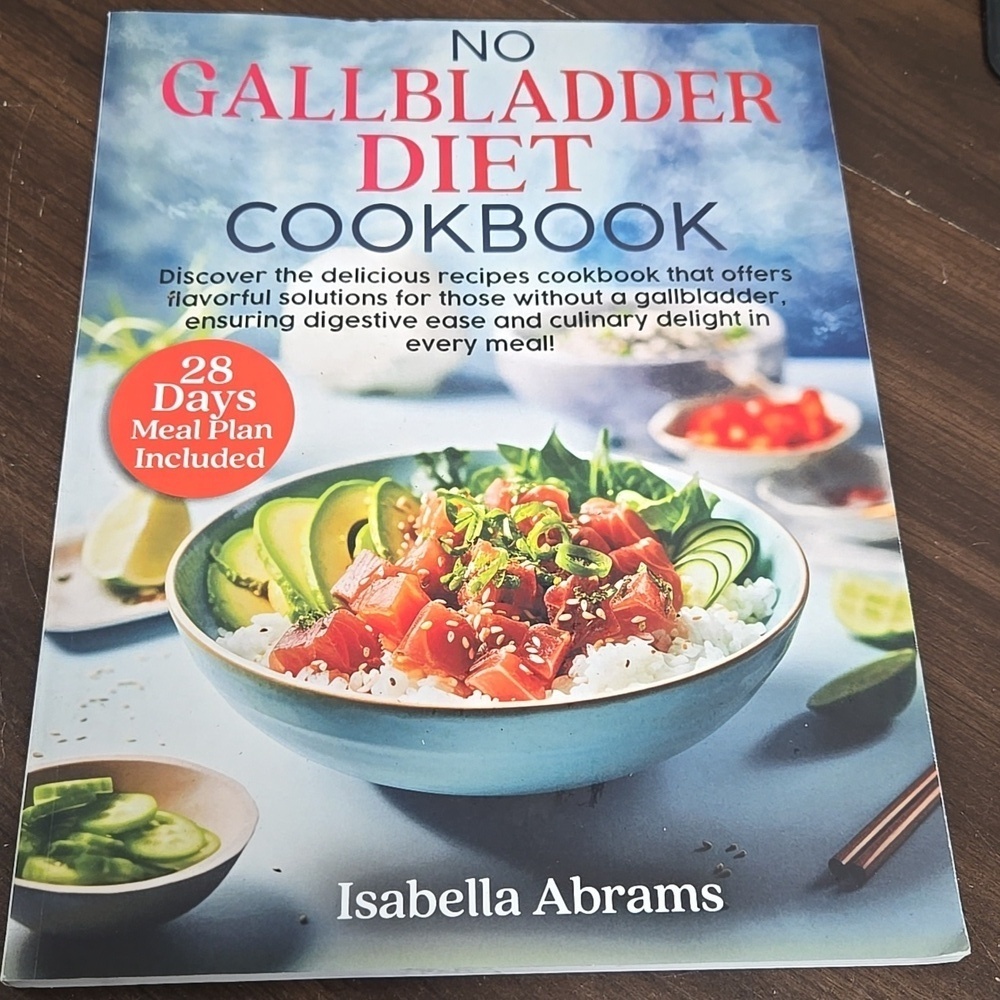 No Gallbladder Diet Cookbook-Paperback, 2023